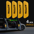 4 pcs x Door Open Reflective Sticker Car Open Safety Warning Decal Strip Reflective Stickers.