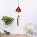 Bee Beetle Glass Painted Wind Chime Pendant.