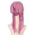 New Women Soft Turban Hat Solid Color Outdoor Brim Sunshade Hats Female Fashion Sun Hats Square Scarf Cap Headscarf Baseball Cap.