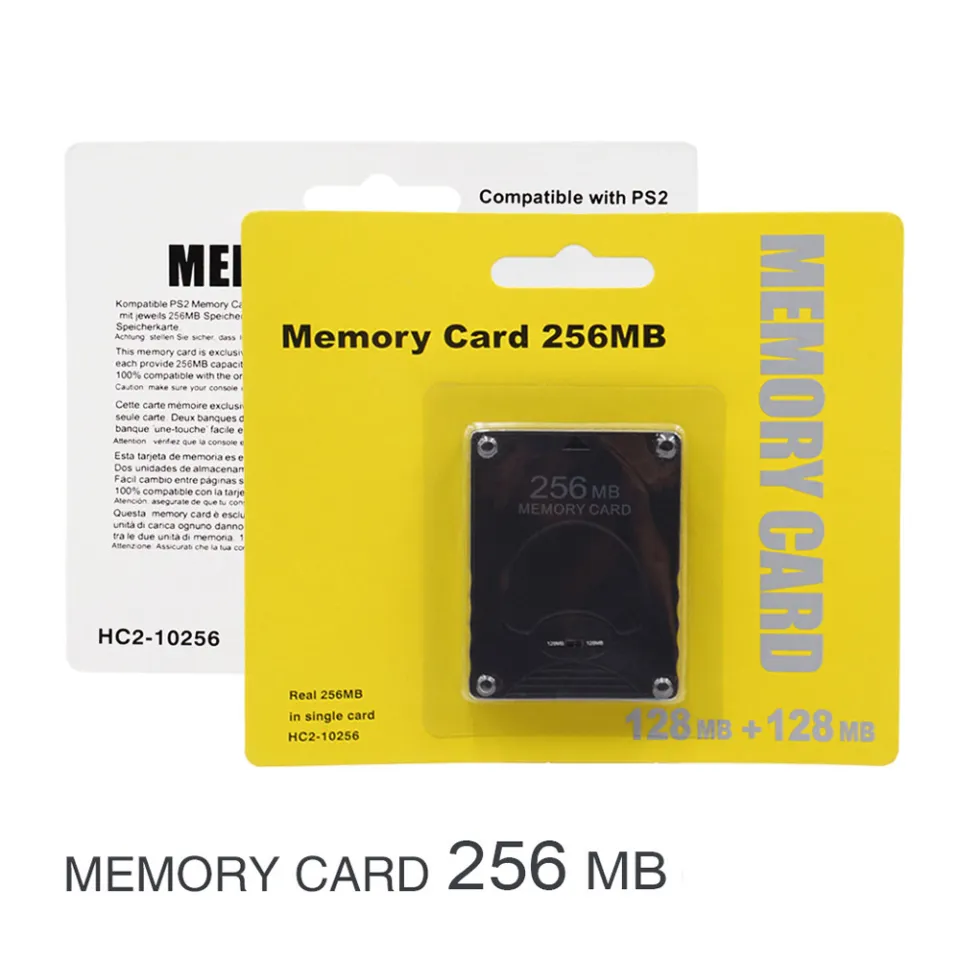 8/16/32/64/128/256MB Megabyte Memory Card for Sony PS2 PlayStation