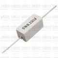 5Pcs 5Watt 0.22 Ohm WIREWOUND 5W 0.22 Ohm Ceramic Cement Power Wirewound Resistor 0.22 Ohm 5Watt Wire Wound 2Pin Leads Fixed Cement Resistor 5% Tolerance 2Pin Leads.