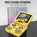 Powkiddy V90 Handheld Game Console 3.0 Inch IPS Screen Flip Retro Video Game Player Open Source Portable Mini Game Consoles Gift.