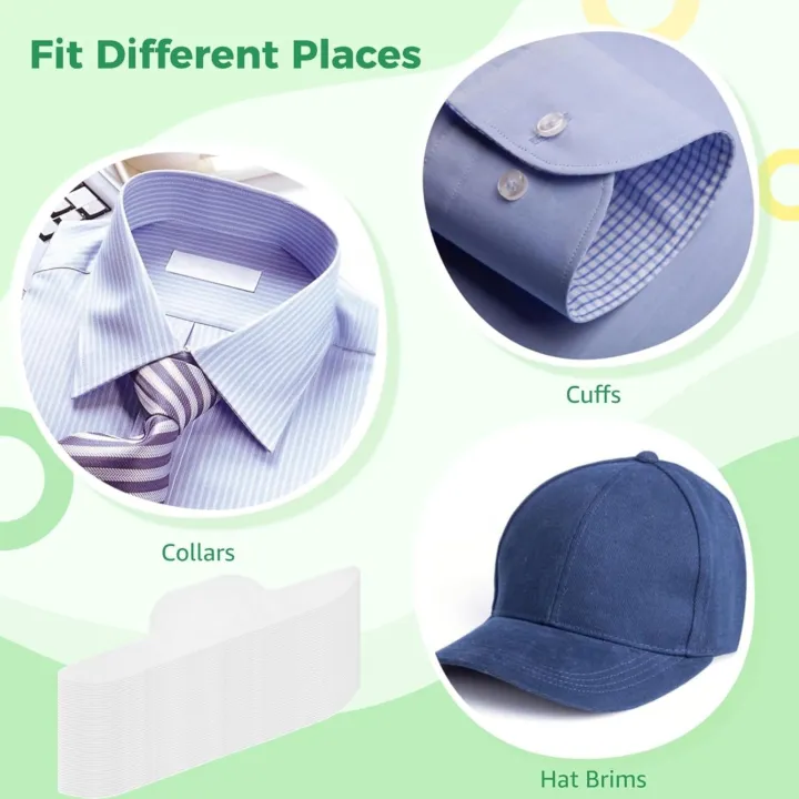 1%20Roll%20Sweat%20Pads%20Collar%20Protectors%20for%20Men%20Shirts%20-%20Disposable%20White%20Shirt%20Neck%20Tape%20-%20Dress%20Hat%20Collar%20Self%20Adhesive%20Invisible%20Liner%20Patch%20Against%20Sweat%20Stain(314%20Inch)%20-%20Image%208