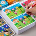 2-7-10 years old, fun to find differences, attention ladder training, hand-eye attention training games, find differences, books. 