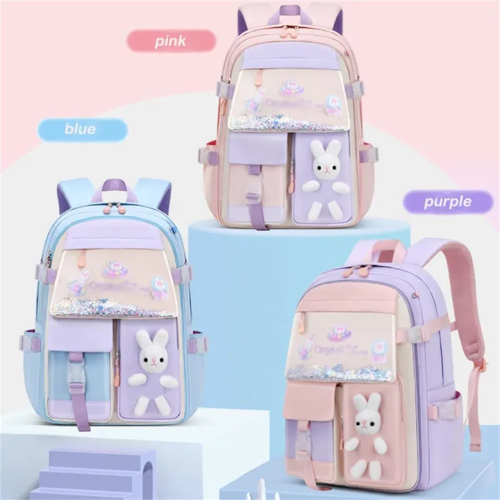 Waterproof%20Cute%20Cartoon%20Rabbit%20Tide%20Color%20Backpack/School%20Rabbit%20Backpack%20Large%20Capacity%20-%20Image%203