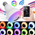Smart Led Remote Control Bluetooth Speaker Music Bulb - AC 220V.