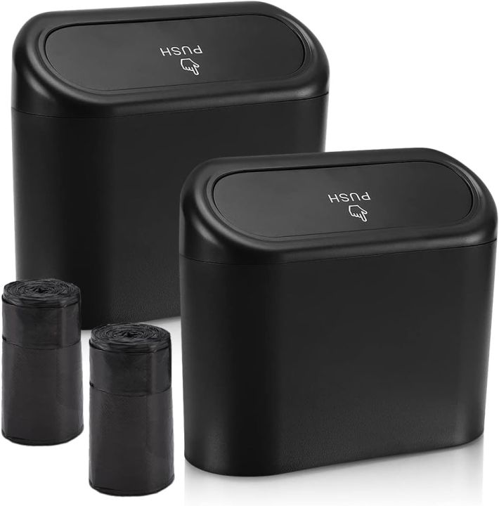 Universal%20Car%20Clamshell%20Trash%20Bin%20Hanging%20Auto%20Garbage%20Dust%20Case%20Storage%20Box%20Organizer%20Mini%20Black%20ABS%20Pressing%20Type%20Waterproof%20Trash%20Can%20with%2020Pcs/roll%20Garbage%20Bags%20-%20Image%204
