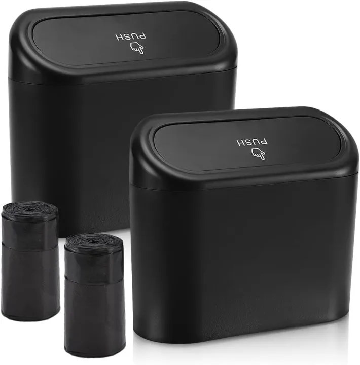 Universal%20Car%20Clamshell%20Trash%20Bin%20Hanging%20Auto%20Garbage%20Dust%20Case%20Storage%20Box%20Organizer%20Mini%20Black%20ABS%20Pressing%20Type%20Waterproof%20Trash%20Can%20with%2020Pcs/roll%20Garbage%20Bags%20-%20Image%204