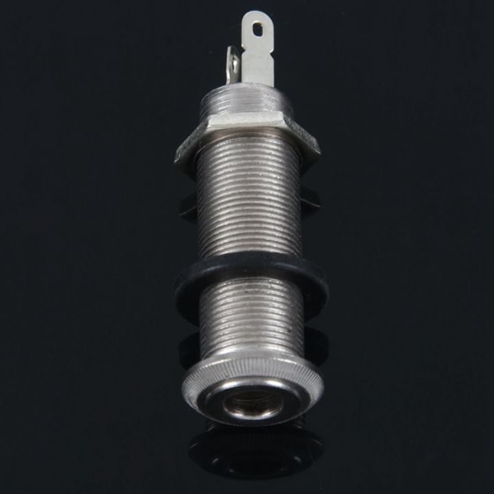 Electric%20Guitar%20Jack%20Chrome%20Threaded%20Cylinder%20Output%20Input%20Jack%20Plug%20Sockets%201/4%20inch%20for%20Electric%20Guitar%20-%20Image%209