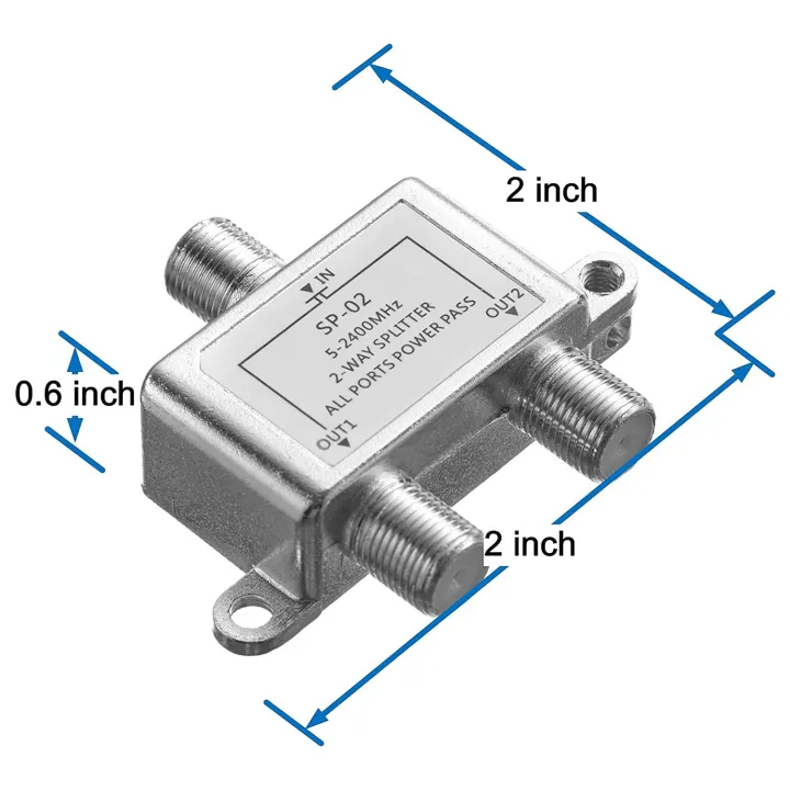 ZOROOM%20Digital%202%20Way%20Coaxial%20Cable%20Splitter%205-2400MHz,%20RG6%20Compatible,%20Work%20with%20Analog/Digital%20TV%20Connections%20and%20Internet%20-%20Image%205