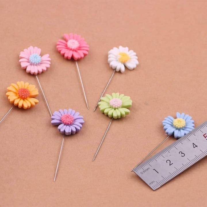 sunflower hijab pin