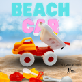 Kids Plastic Beach Car Toy With Many Small Accessories/Items; Car Play Tool Set for kids. 