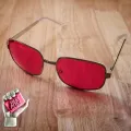 Project Mayhem Sunglasses Fight Club Tyler Durden Oliver Peoples 523 Brad Pitt men RED lens sunglasses:with box. 