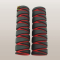 Motorcycle Soft Foam Handlebar Grips - Black by Noor Trading. 