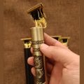 Trimmer T9 Classic Vintage Metal Body Hair Clipper USB Charging Barber Grooming Tool. 