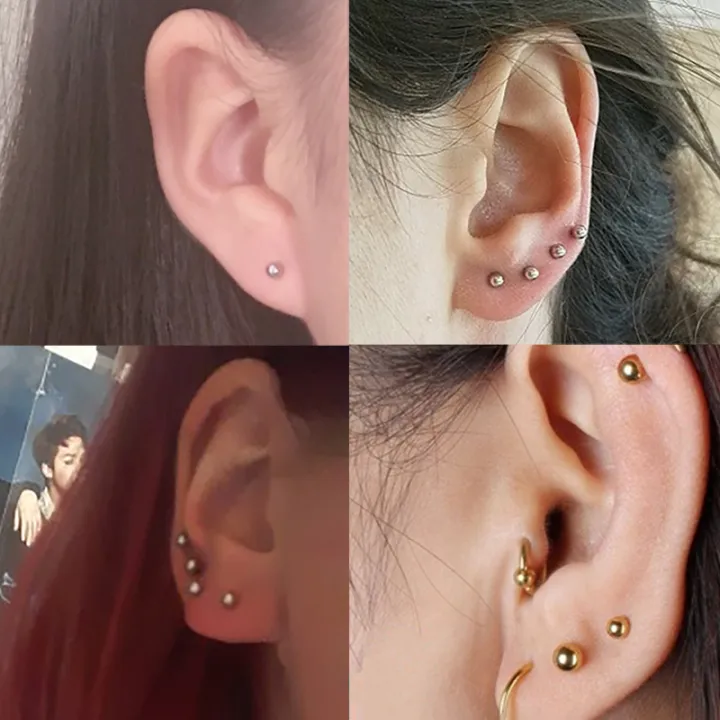 5pcs%2016G%20Tragus%20Helix%20Bar%202.5-6mm%20Ball%20Stainless%20Steel%20Barbell%20Daith%20Oreja%20Ring%20Stud%20Earing%20Cartilage%20Ear%20Piercing%20Body%20Jewelry%20-%20Image%202