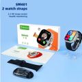 Smartbarry SM401 4G Smartwatch – SIM Support, Camera, Fitness Tracker & Heart Rate Sensor with Extra Strap. 