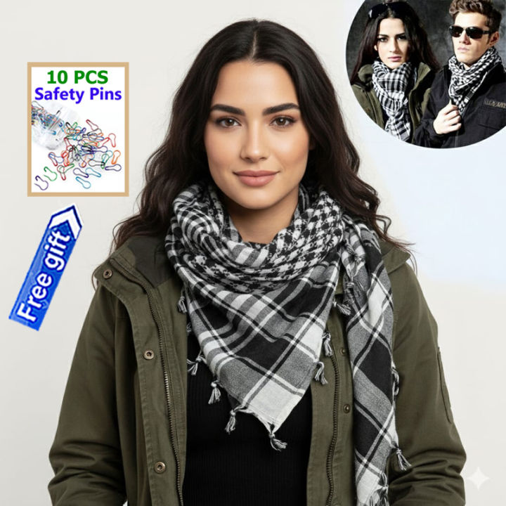 Premium%20Muslim%20Head%20Scarf%20%7C%20Soft%20Cotton%20Black%20White%20Check%20Haji%20Rumal%20%7C%20Unisex%20Arab%20Style%20Prayer%20Cloth,%20Hijab%20&%20Travel%20Shawl%20for%20Islamic%20Use%20+%20Free%20Gift%2010%20PCS%20Multi-Color%20Safety%20Pins!%20-%20Image%202