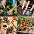 Garden Tools Set 3Pcs Mini Garden Tools Small Shovel/Rake/Spade for Plant Potted Transplanting Flowers and Digging.