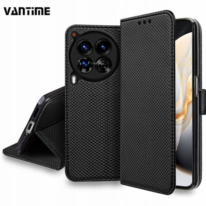 Custodia Portafoglio in Pelle PU con Finitura Scamosciata Compatibile con Tecno Pova 3, Flip Cover Magnetica con Tasche per Carte (Rosso