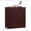 Compact Wardrobe with 2 Secure Drawer, 3 Large Storage Drawer, 1 Cloths storage Shelve cabinet by Nice Shop48/40.