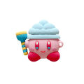 Kirby AirPods pro Applicable to Apple Bluetooth Wireless Earphone Case 1/2/3 Generation Cartoon Silicone Case. 