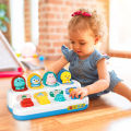 Baby Toys 6 18 Months Pop Up Activity Animals Toy Hide and Seek Game Fine Motor Skill Hand-eye Coordination Interactive Kids Toy.