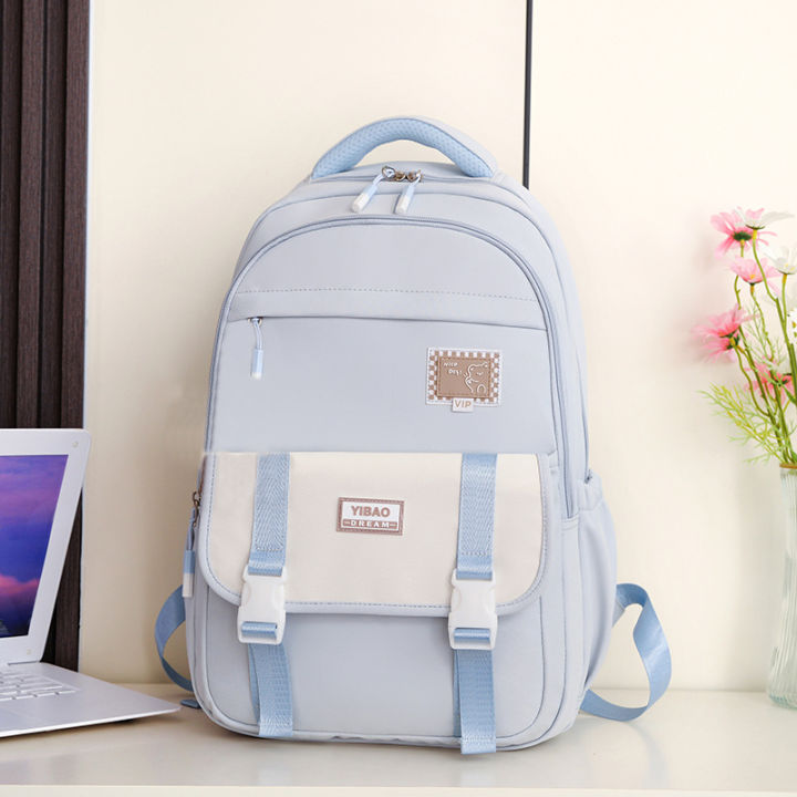 New%20Kids%20School%20Bag%20Elementary%20School%203-6%20Grade%205%20Middle%20School%20High%20School%20Girls%20Backpack%20Fashion%20Contrast%20Travel%20Backpack%20-%20Image%207