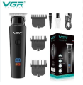 VGR V-937 NEW 8-hour Use time electric clipper LCD hair clipper hair salon special engraving electric clipper. 