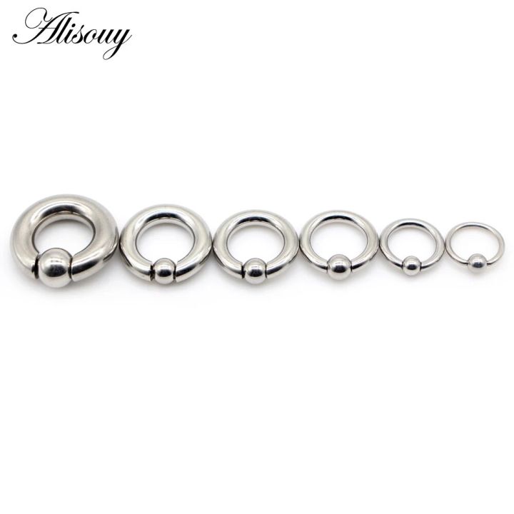 Alisouy%201PC%20316L%20Surgical%20Stainless%20Steel%20Circular%20Barbells%20full%20size%20Round%20Lip%20Ring%20Eyebrow%20Nose%20Studs%20Body%20Piercing%20Jewelry%20-%20Image%203