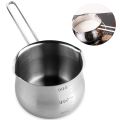 Non-Stick Pan Milk Pot Butter Chocolate Melted Heating Pot Warmer Pan Small Saucepan Cheese Pot With Pour Spouts.