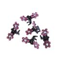 Girls Hairpins Crystal Flower Mini Barrettes Hair Claw Clamp Hair Clip Girls hair accessories -12 Pcs /Set Fashion. 