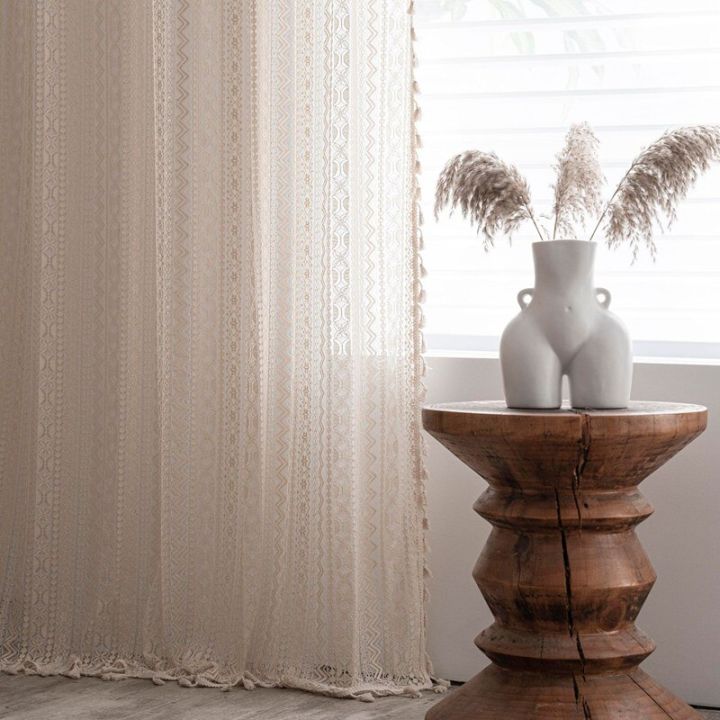 America%20Beige%20Cotton%20Window%20Curtain%20with%20Tassels%20Decorate%20Valance%20The%20Luxury%20Living%20Room%20Bedroom%20Kitchen%20Easy%20Drape%20Curtains%20-%20Image%205