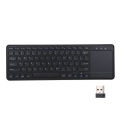 2.4G Wireless Touchpad Keyboard Multi-touch Ultra-slim with USB Receiver for Android Smart TV Computers Ladtops Desktops. 
