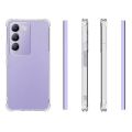 Vivo V30 Lite 4G/Vivo T3 5G Premium Silicone Case Crystal Clear Soft TPU Ultra-Thin Transparent Flexible Protective Mobile Phone Back Cover.