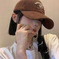 Spring and summer 2024 new duck tongue hat female face small letter embroidery versatile tide man autumn sports baseball cap shade. 