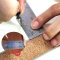 Metal Ruler with Cork Backing 6/12/18 Inch Ruler Set.