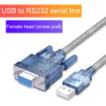 USB to RS232 Cable DB9 COM Port Serial PDA 9 Pin DB9 Converter Adapter For Computer PLx.
