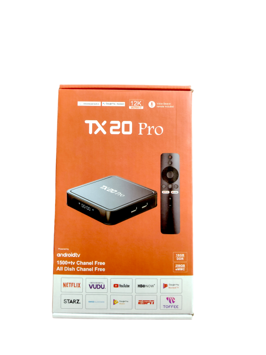 TX20 Pro 8K Android 8GB RAM 128GB ROM TV Box with Voice Control Remote