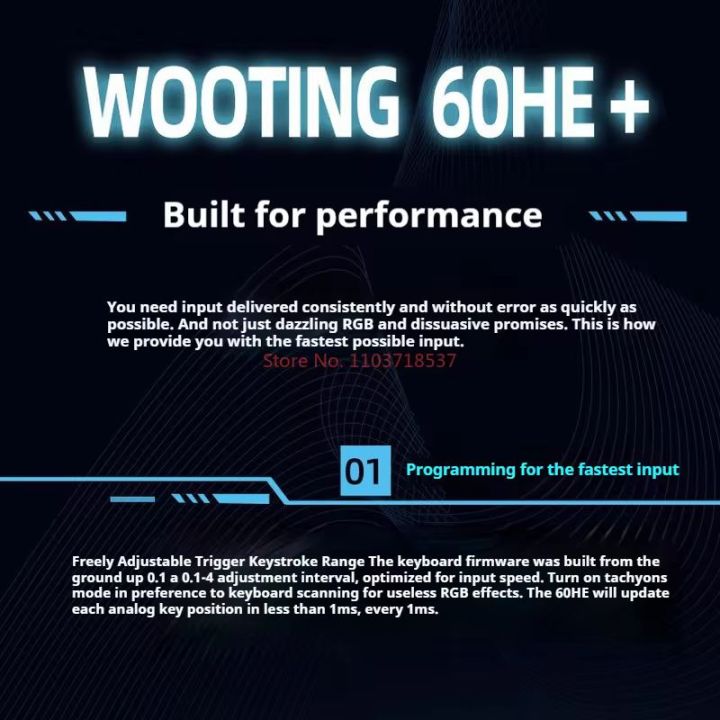 Wooting%2060HE%20Customized%20Magnetic%20Axis%20Mechanical%20Keyboard%20wired%20Lightweight%20Gaming%20PBT%20CSGO%20Valorant%20Electronic%20Sports%20Laptop%20-%20Image%205