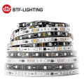 WS2811 RGB Led Strip Light 5050 SMD Addressable 30 48 60 96 144 LEDs External 1 IC Control 3 Leds Bright Normal Led Lights DC12V. 