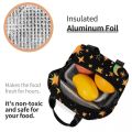 【NEW】 Custom Celestial Moon And Stars Lunch Bag Women Cooler Thermal Insulated Lunch Boxes For Student School. 