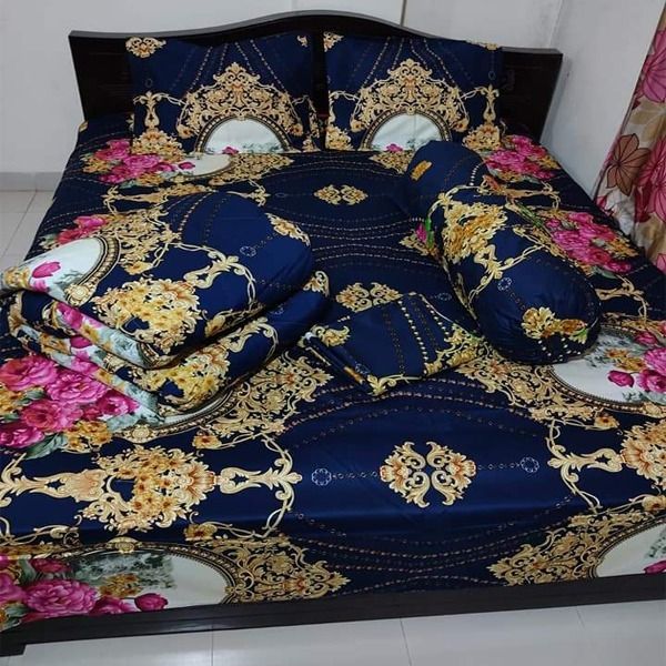 Comforter for Winter King size 5 pieces cxcclusive combo set comforter pillow cover bedsheet 205