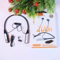 RECRSI RE-NY060 Bluetooth 5.3 Long 200 Hours Battery Backup Neckband Earphone - Supports SD Card Playing.