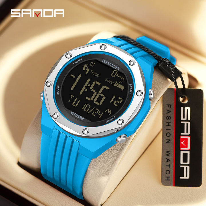 Sanda%20Men's%20Watches%20Sport%20LED%20Digital%20Waterproof%20Pedometer%20Wristwatches%206117%20-%20Image%204