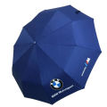 BMW Motorsport walking-stick microfiber polyester umbrella.