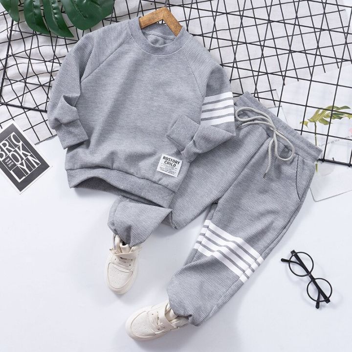 Spring%20Striped%20Baby%20Boys%20Workout%20Sweatshirt%20+%20Drawstring%20Sweatpant%20Sets%20Kids%20Tracksuit%20Child%20Jumper%20Pant%20Jogger%20Set%202-11%20Years%20-%20Image%206