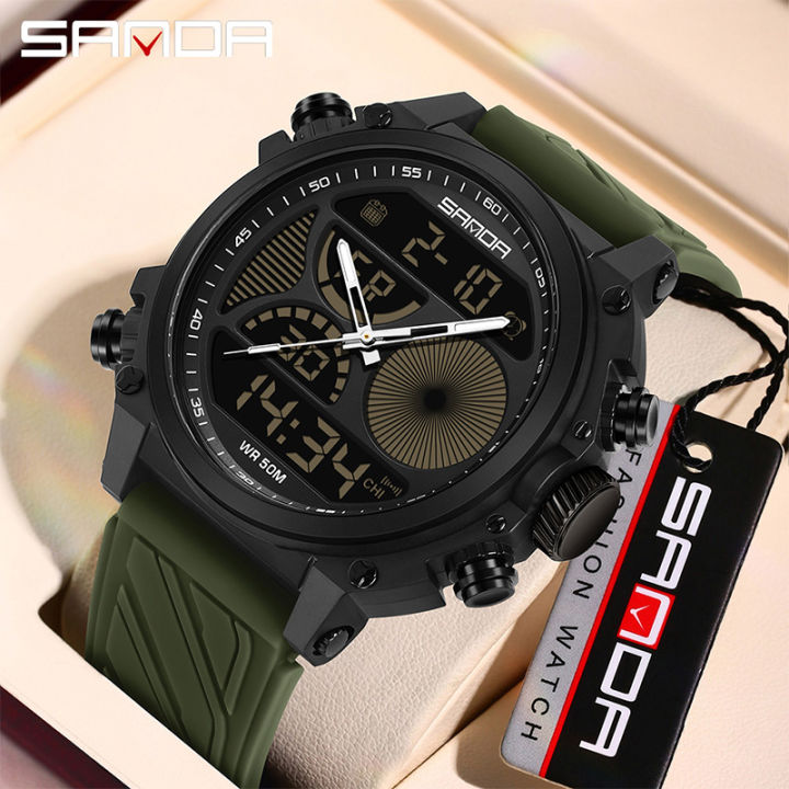 SANDA%20Multi%20Display%20Multi%20Function%20Watch%20Dial%20Visualization%20Design%20Trendy%20Waterproof%20Men's%20Watch%20SD6236%20-%20Image%202