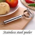 Multi Peeler SPECIAL STAINLESS STEEL BLADE,Stainless Steel Vegetable Peeler Double Blade for Fruit Vegetable skin remover Cutter big size Steel body Multi-function-1set( 2 IN 1 ). 