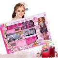 Barbie Doll Girls Kitchen Toy Pretend Play Cooking Toy for Kids. 